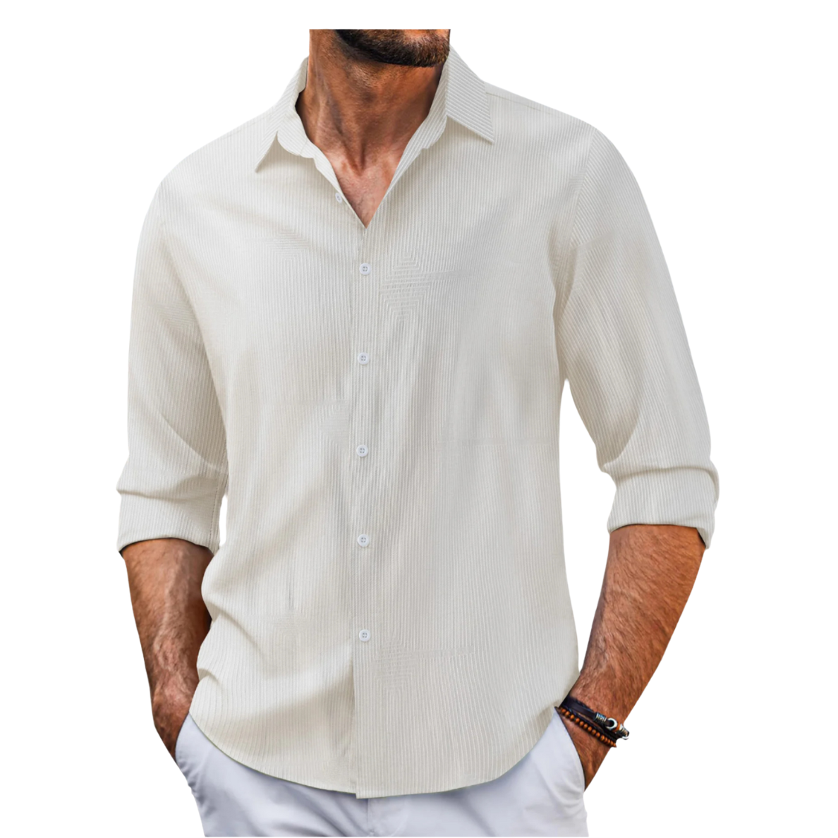 Lapel Long Sleeve Shirt OldMoney Style