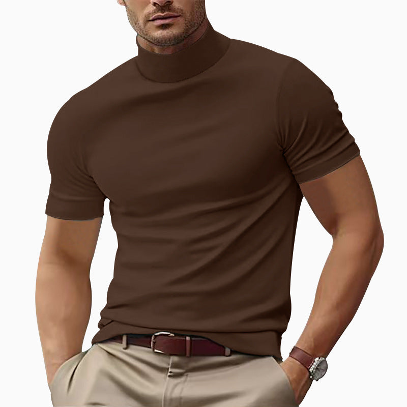 Casual T-shirt Tight Necked