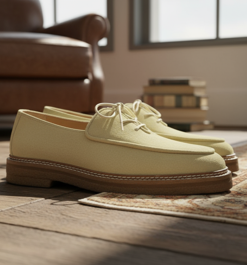 Thick Bottom Retro Loafers