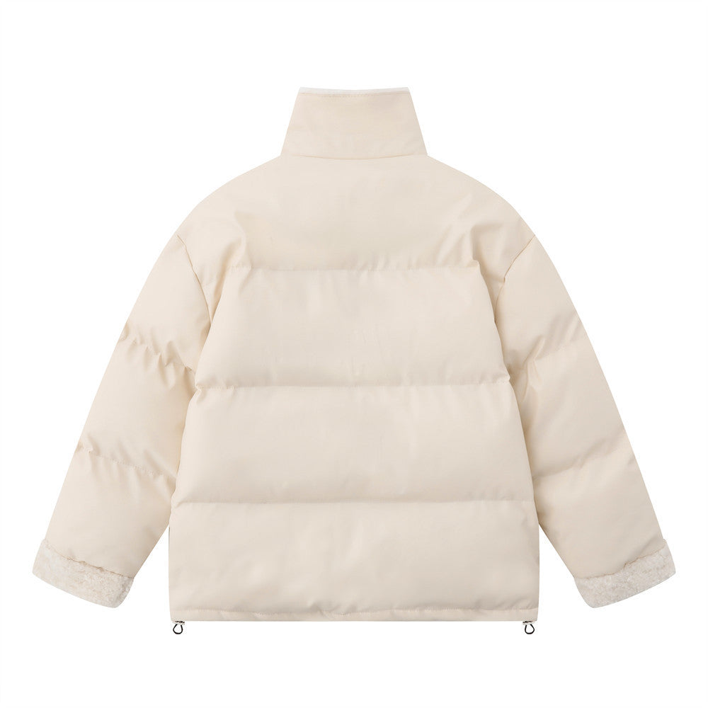 Fur Collar Lapel Cotton-padded Coat