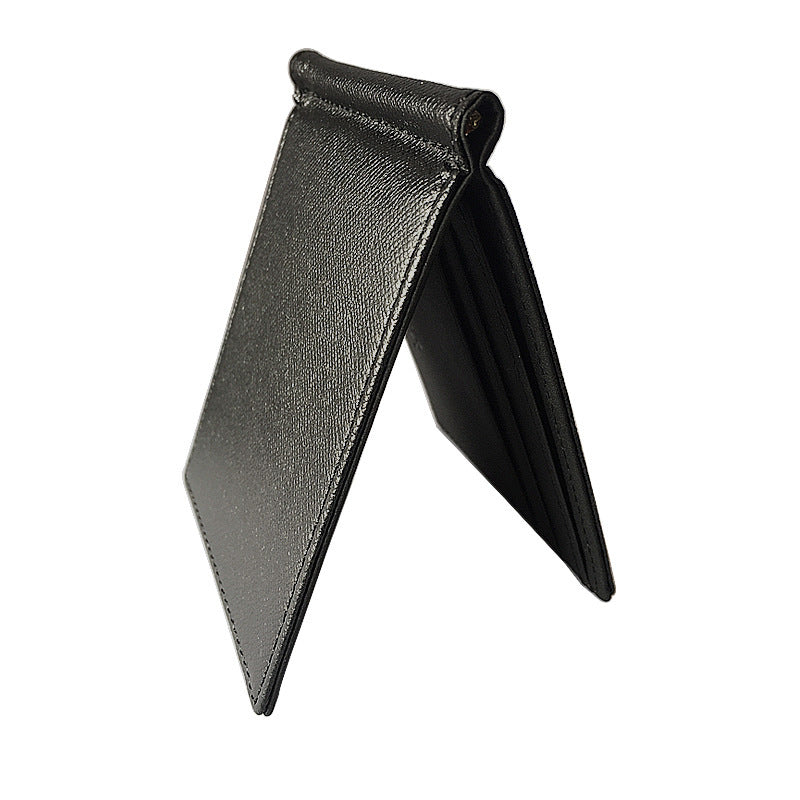 Clip Sewing Line Wallet Business Card Holder