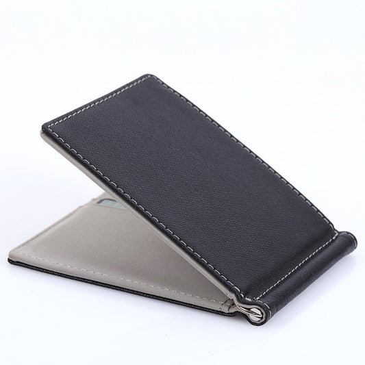 Clip Sewing Line Wallet Business Card Holder