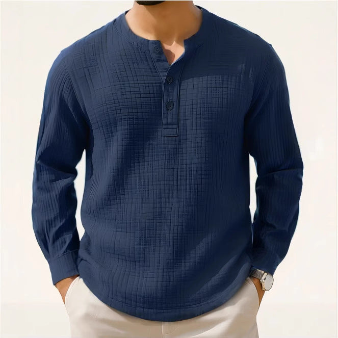 Long Sleeve Shirt T-shirt Round Neck
