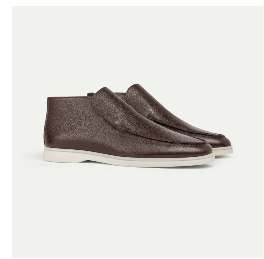 High Ankle Loafers Premium Suede