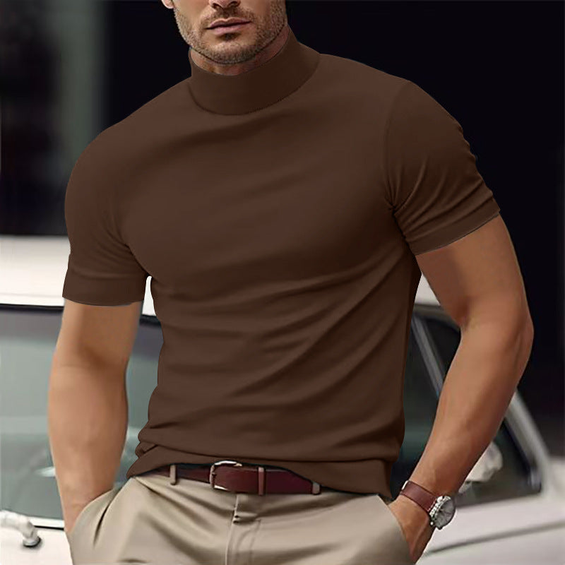 Casual T-shirt Tight Necked