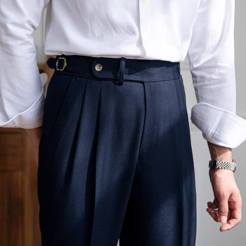 Men Business Casual Suit Pants