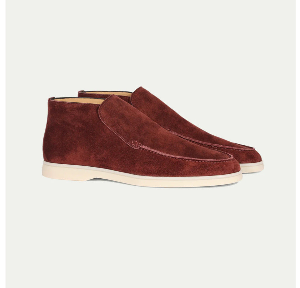 High Ankle Loafers Premium Suede