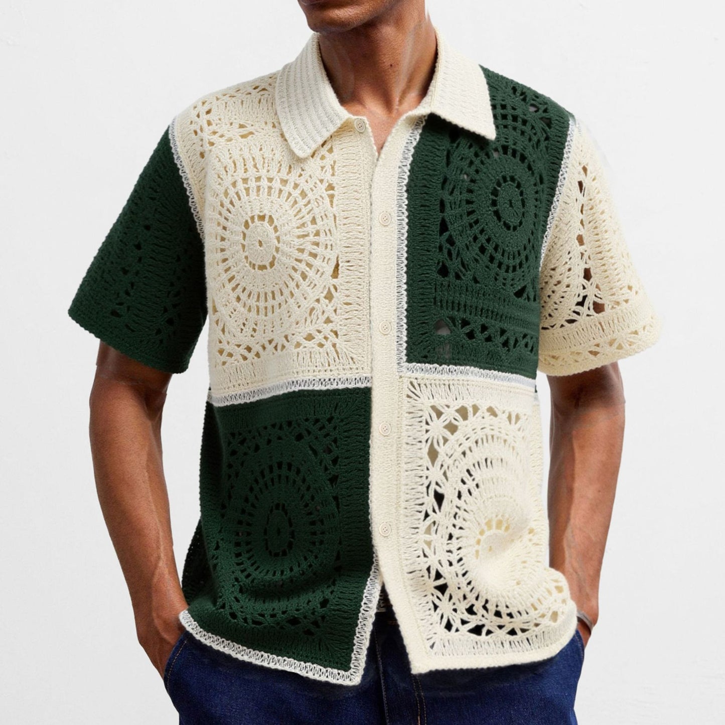 Colorblock Knitwear Top Premium