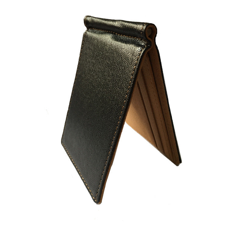 Clip Sewing Line Wallet Business Card Holder