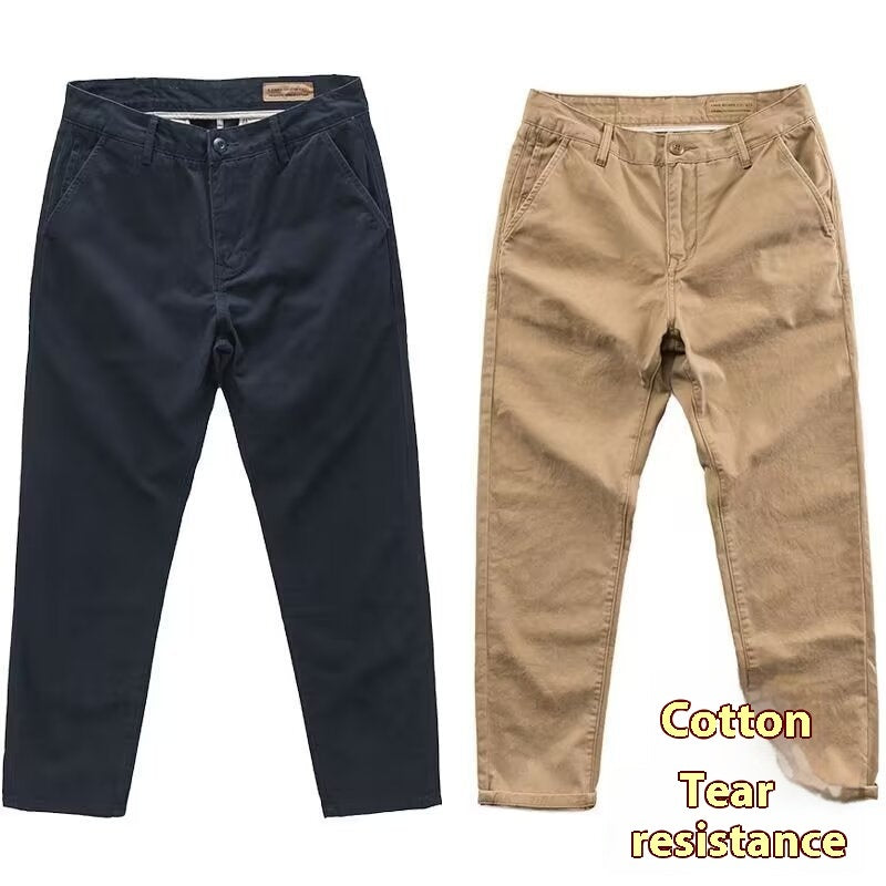 Micro Elastic High Density Casual Men's Slim Pants