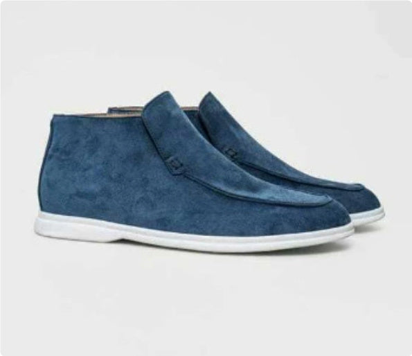 High Ankle Loafers Premium Suede