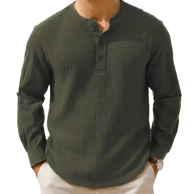 Long Sleeve Shirt T-shirt Round Neck