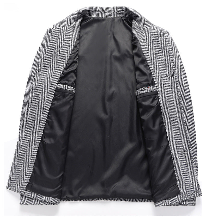 Plush Thick Cottonblend Coat
