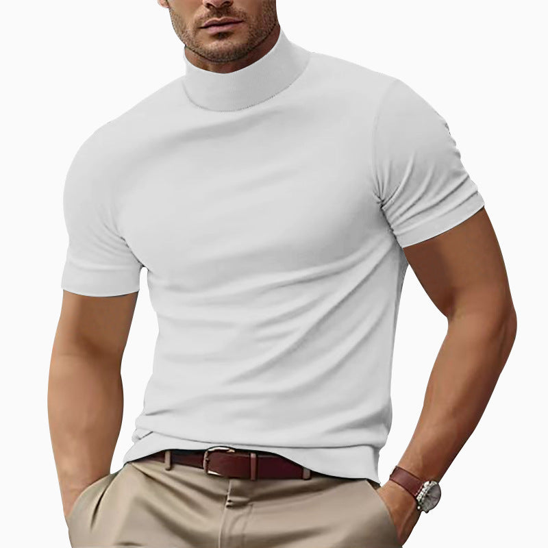 Casual T-shirt Tight Necked