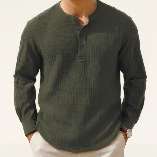 Long Sleeve Shirt T-shirt Round Neck