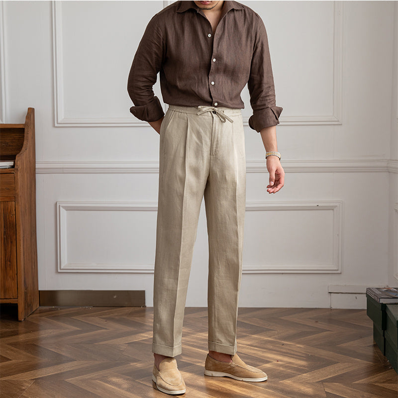 Casual Thin Drawstring Casual Jogger Pants