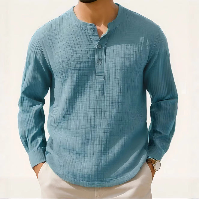 Long Sleeve Shirt T-shirt Round Neck