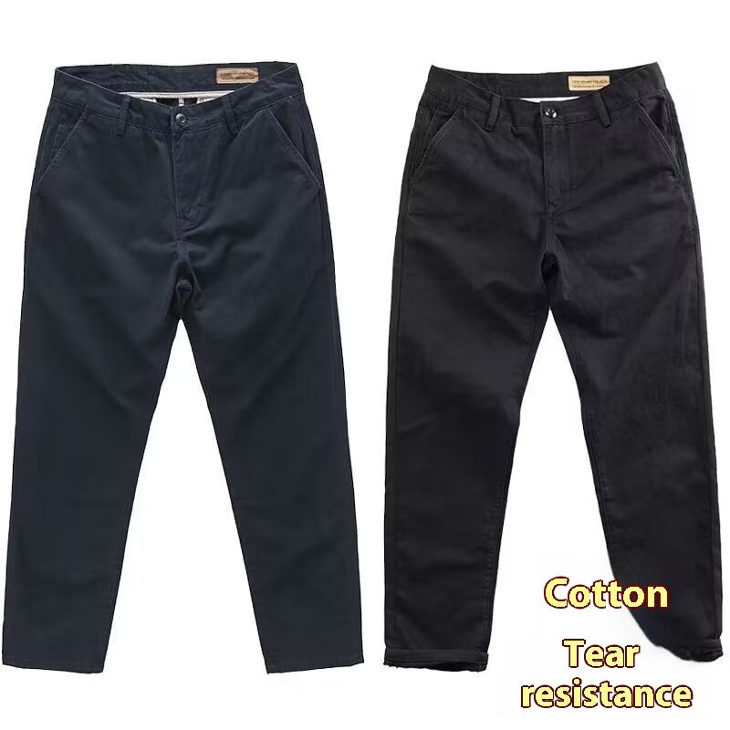 Micro Elastic High Density Casual Men's Slim Pants