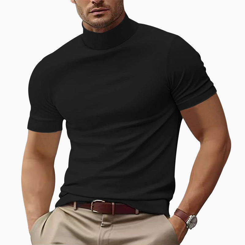 Casual T-shirt Tight Necked