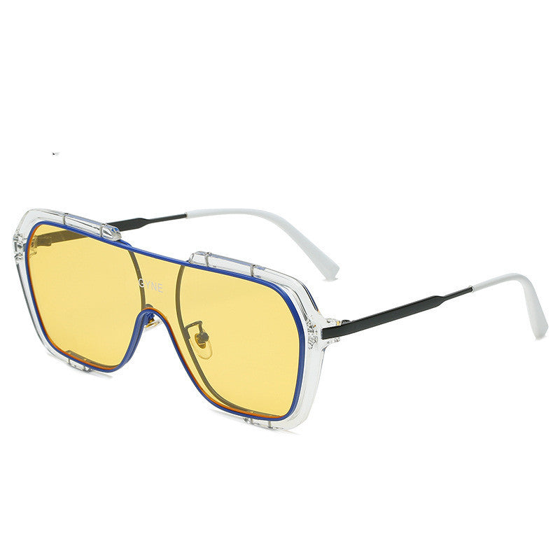 Retro Yellow Sunglasses UV Protection