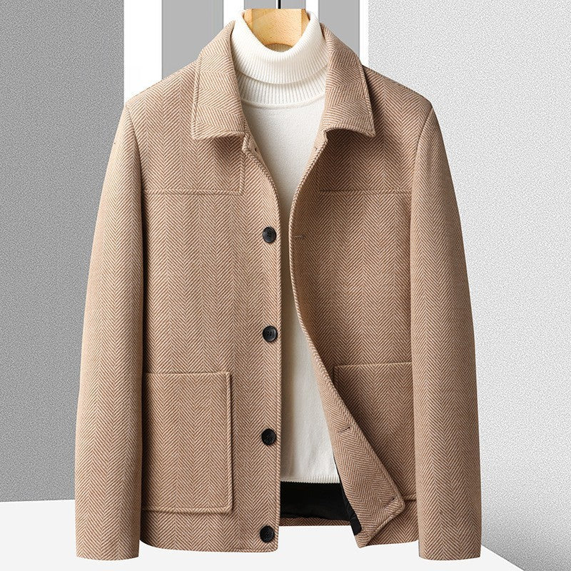 Plush Thick Cottonblend Coat