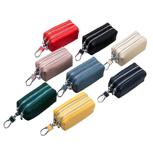 Large Capacity Key Case Double-layer Soft Men's Multifunctional Coin Purse