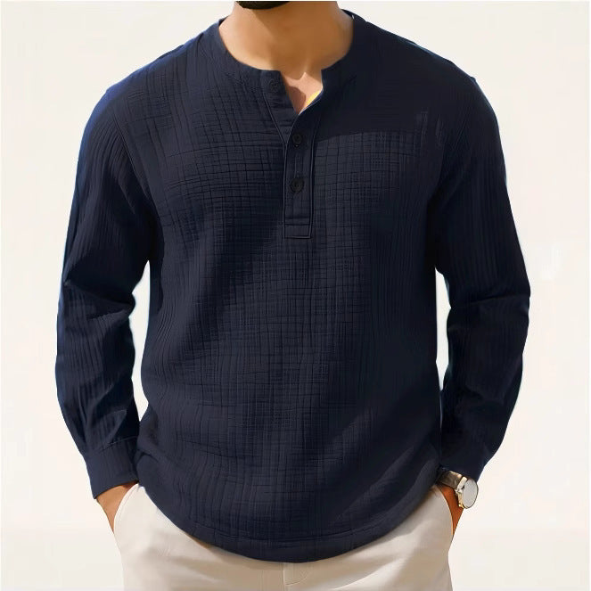 Long Sleeve Shirt T-shirt Round Neck