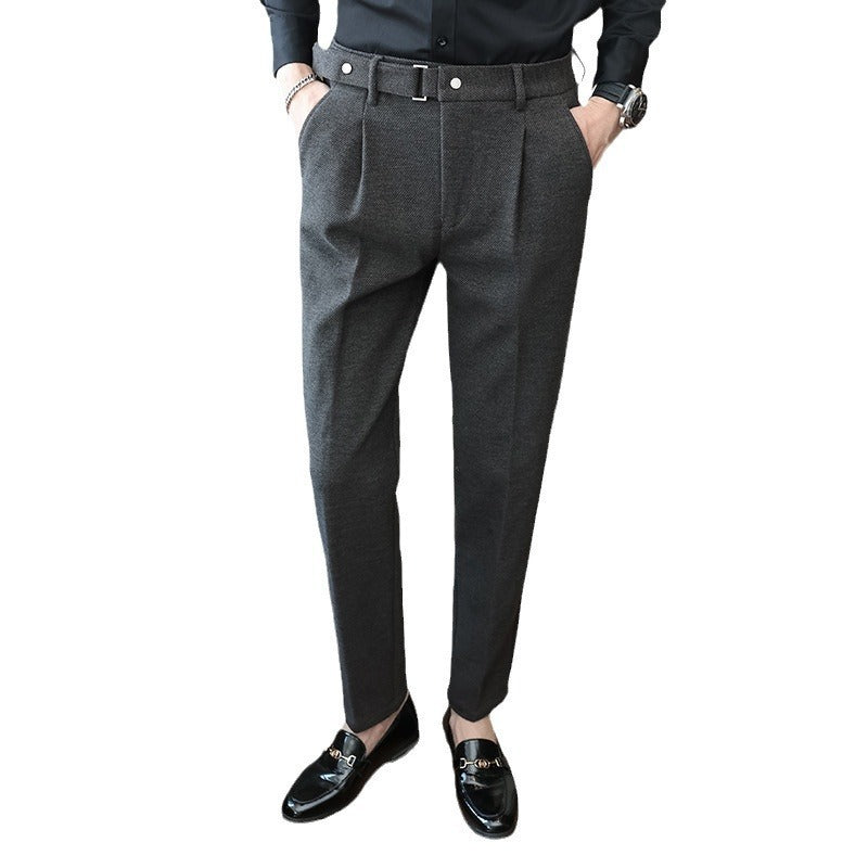 Suit Pants Men's Thickened Casual Suit Pants