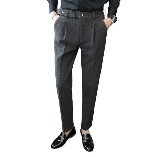 Suit Pants Men's Thickened Casual Suit Pants