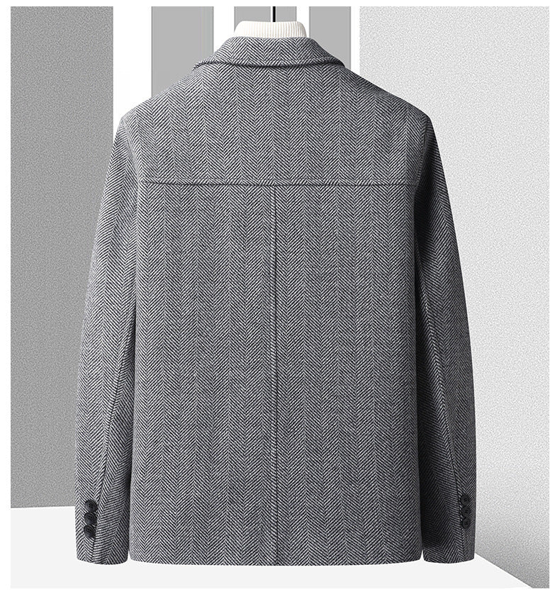 Plush Thick Cottonblend Coat