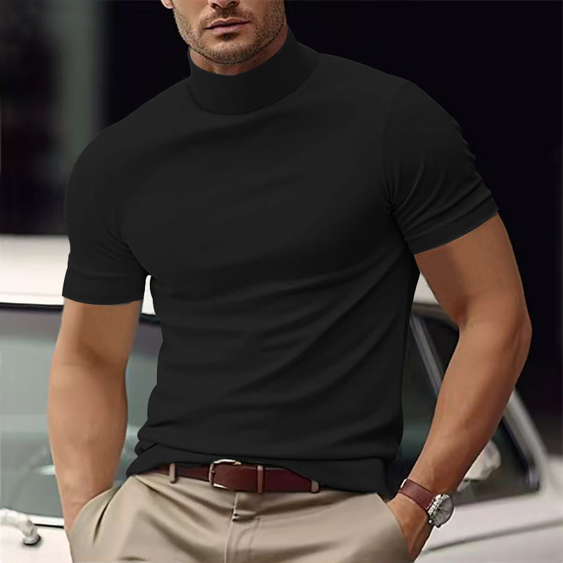 Casual T-shirt Tight Necked