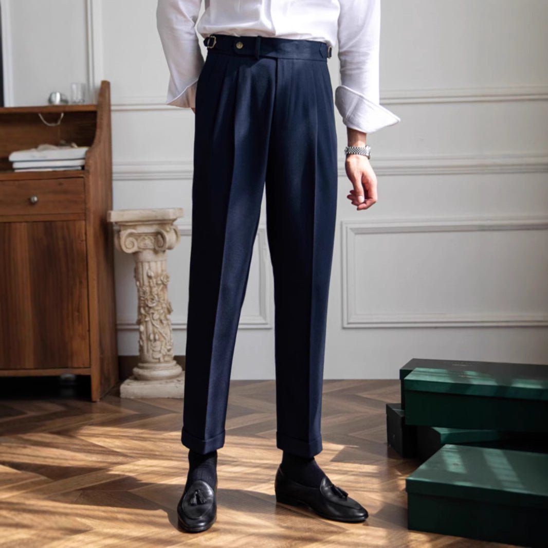 Men Business Casual Suit Pants