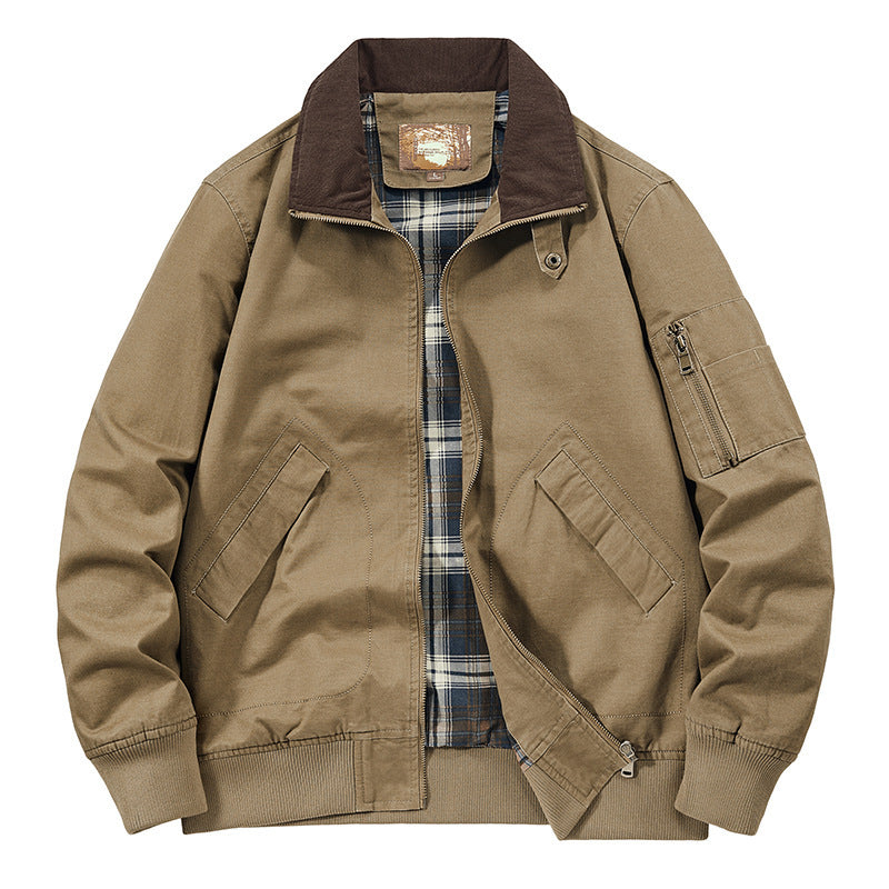 Washed Cotton Flight Jacket