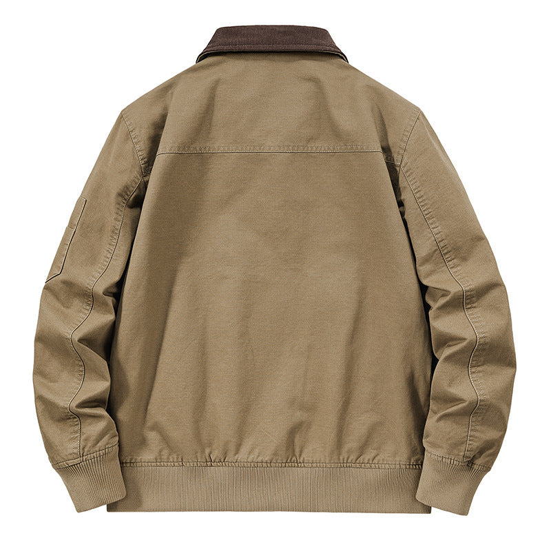 Washed Cotton Flight Jacket