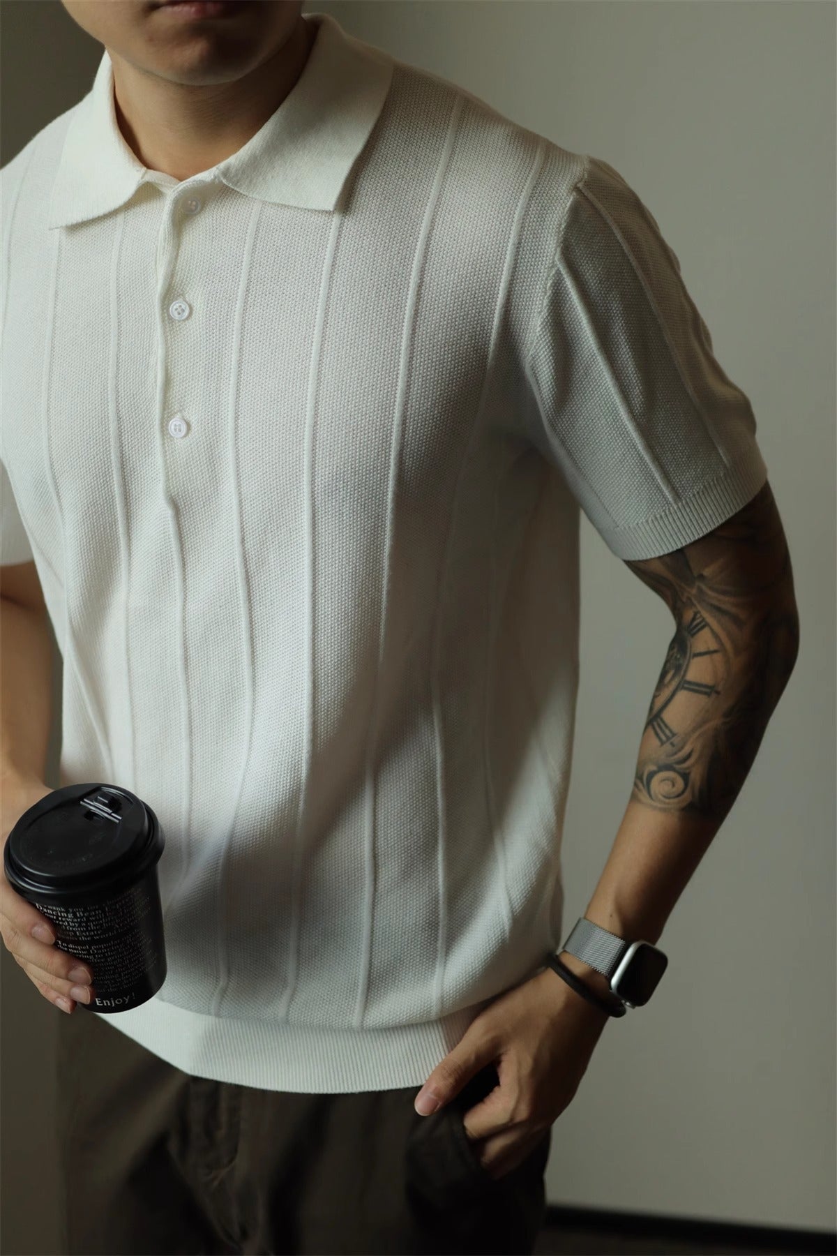 Gentlemen Top with Buttons