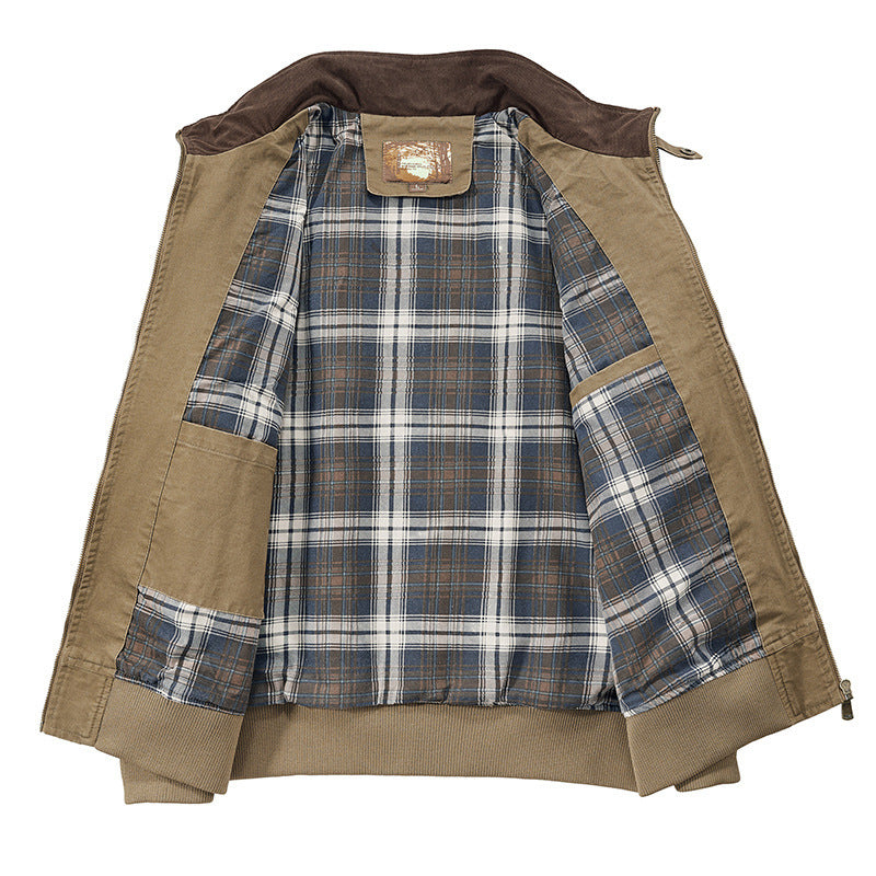 Washed Cotton Flight Jacket