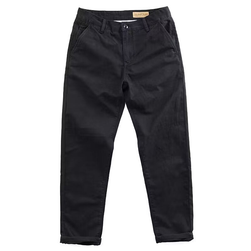 Micro Elastic High Density Casual Men's Slim Pants