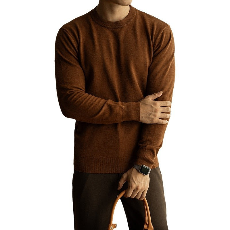 Cottonblend Crewneck Sweater