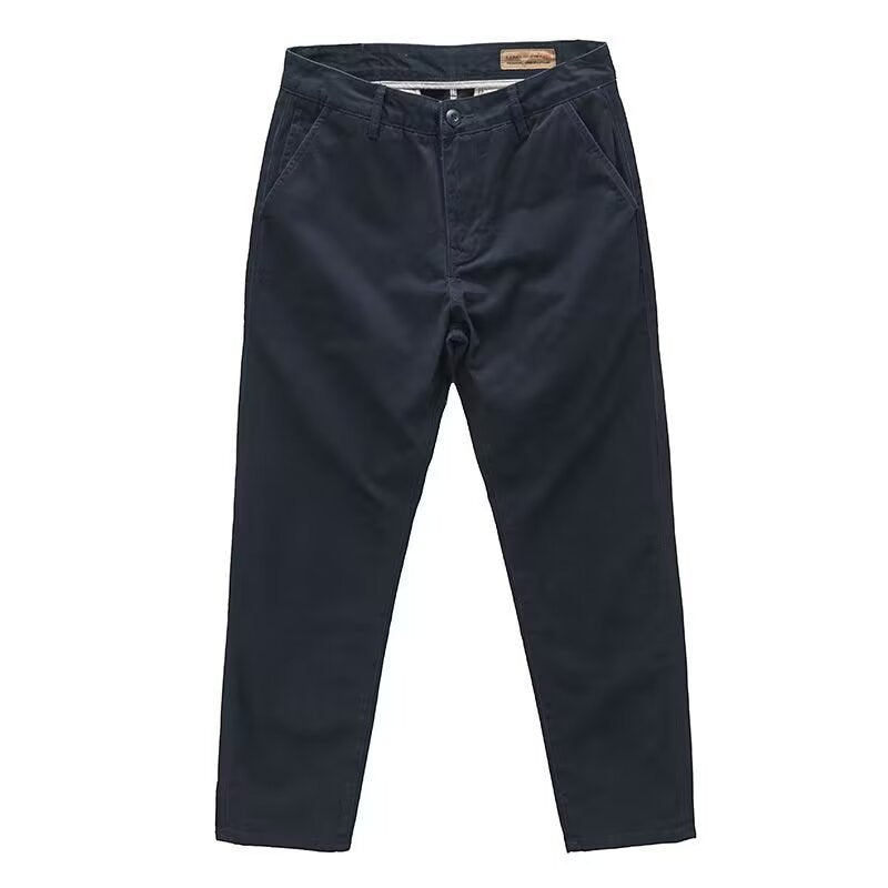 Micro Elastic High Density Casual Men's Slim Pants
