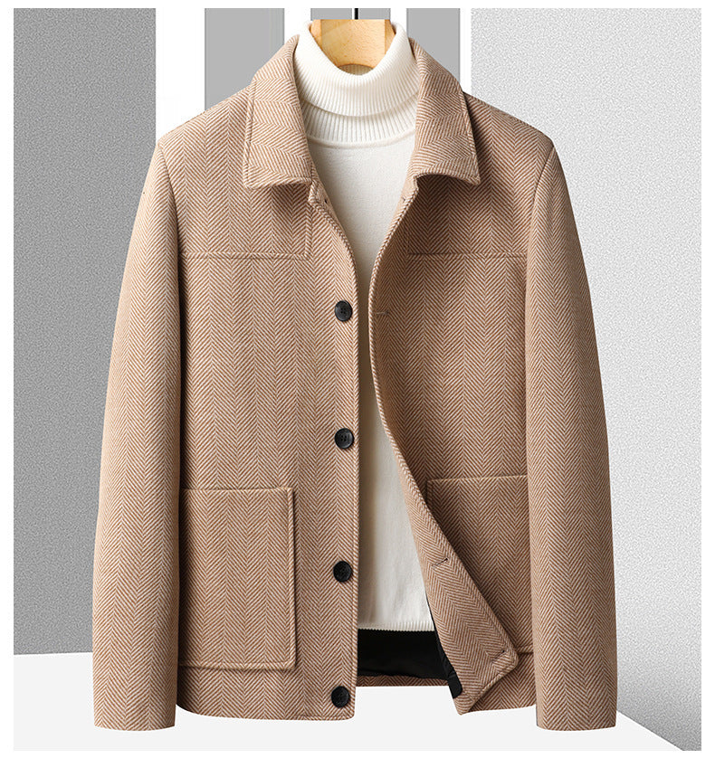 Plush Thick Cottonblend Coat