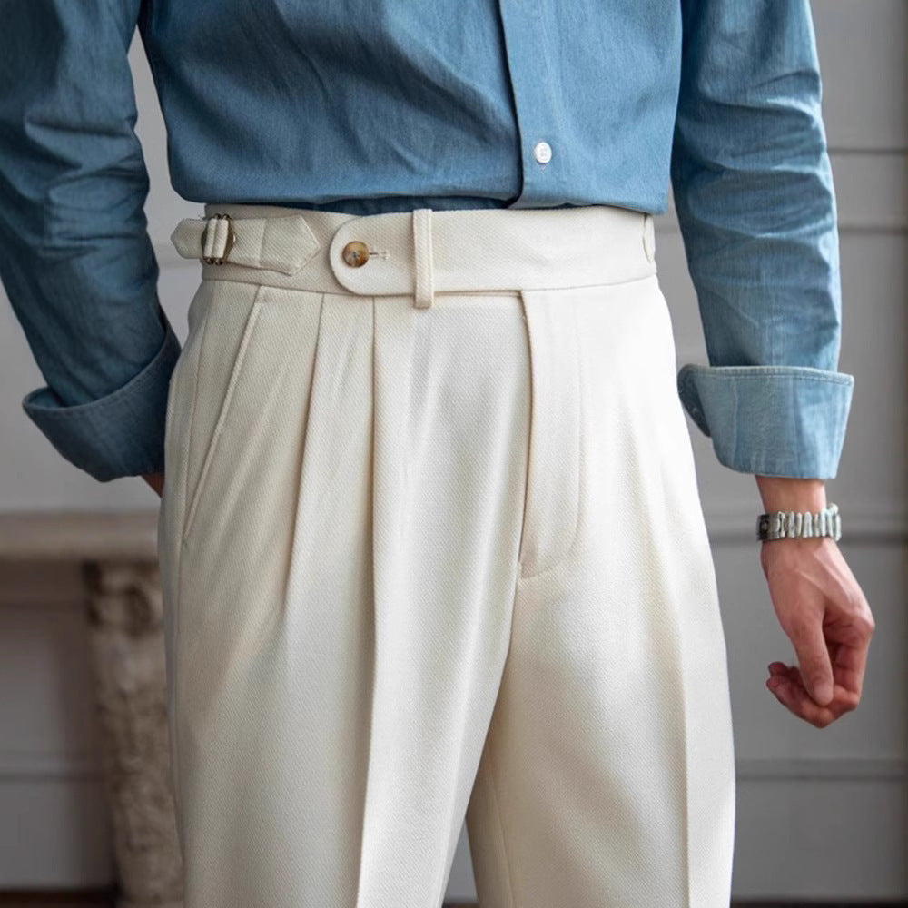 Men Business Casual Suit Pants