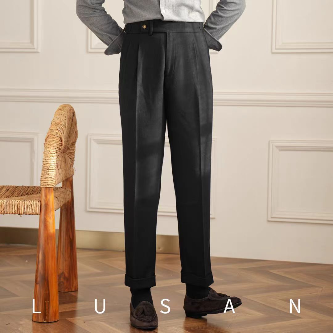 Men Business Casual Suit Pants