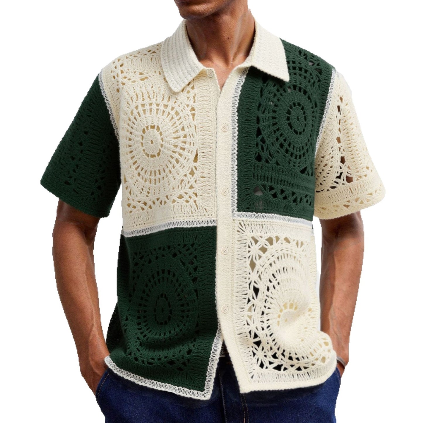 Colorblock Knitwear Top Premium