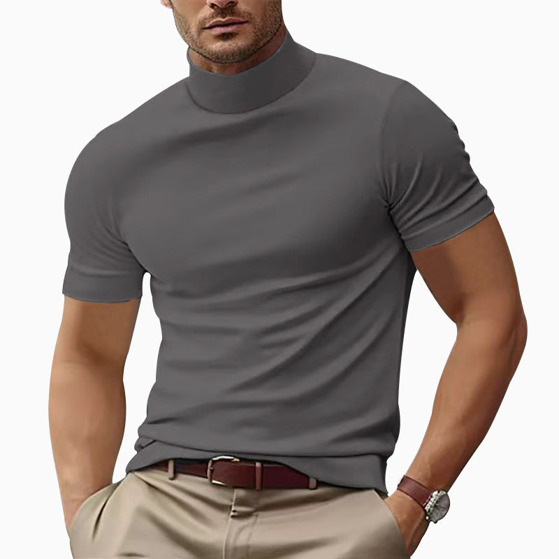 Casual T-shirt Tight Necked