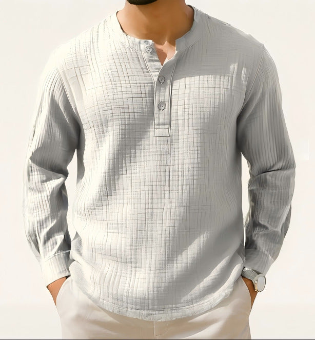 Long Sleeve Shirt T-shirt Round Neck