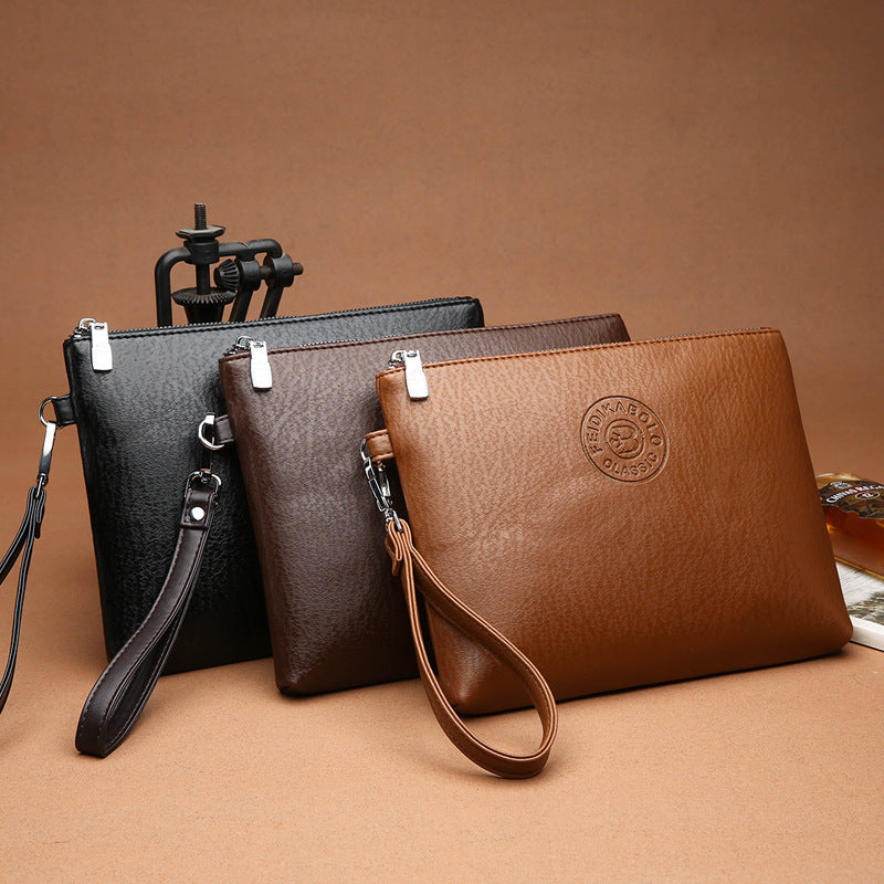 Casual Men's Clutch Bag Pu Soft