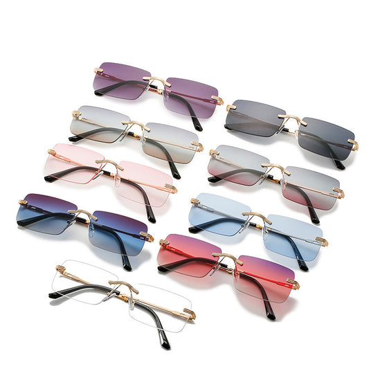 Frameless Square Fashion Sunglasses