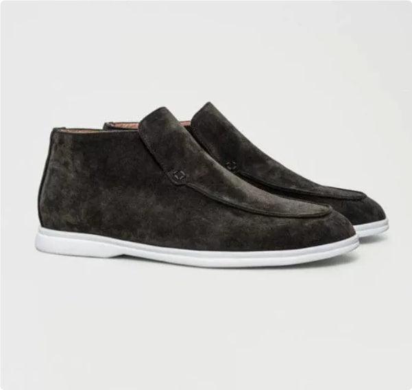 High Ankle Loafers Premium Suede