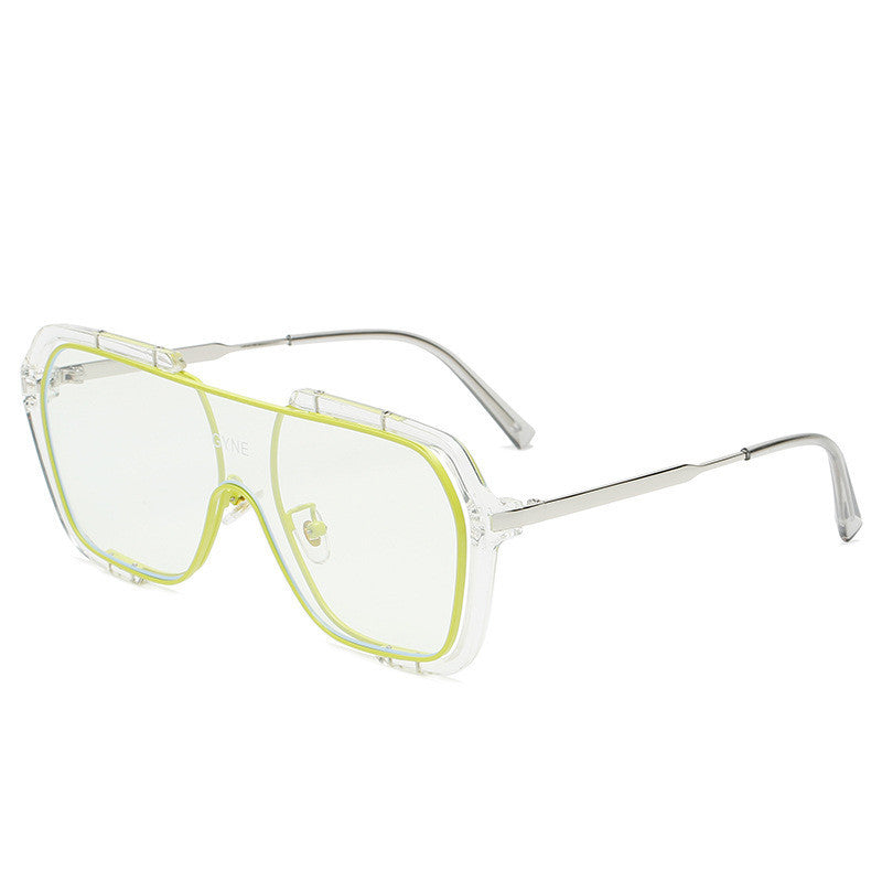 Retro Yellow Sunglasses UV Protection