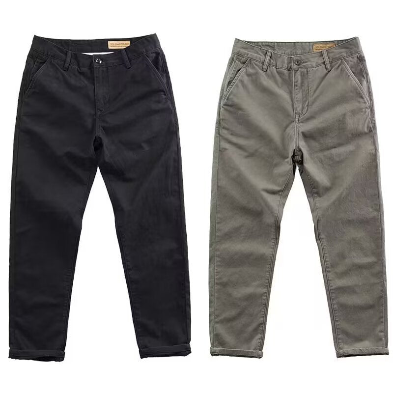 Micro Elastic High Density Casual Men's Slim Pants
